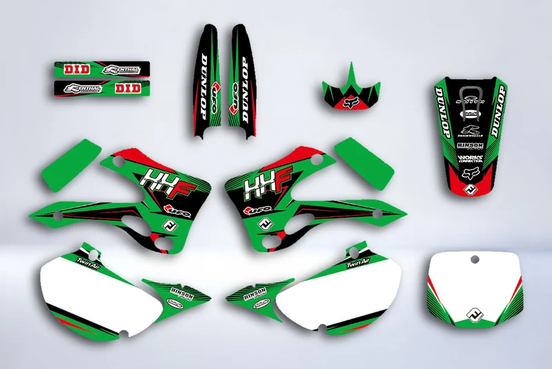 Kit déco KAWASAKI KX 125-250 1999-2002 - HHF