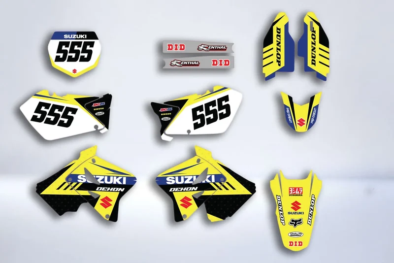 Kit Déco SUZUKI RM 125-250 2001-2012 - ORIGINE