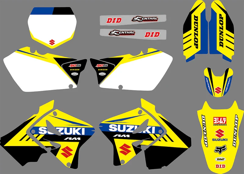 Kit Déco SUZUKI RM 125-250 2001-2012 - ORIGINE