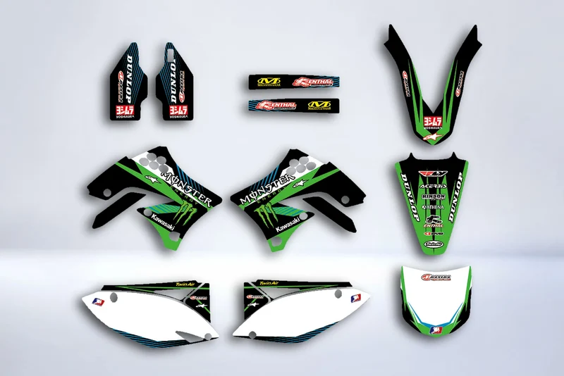 Kit Déco KAWASAKI KXF 450 2009-2011 - MONSTER