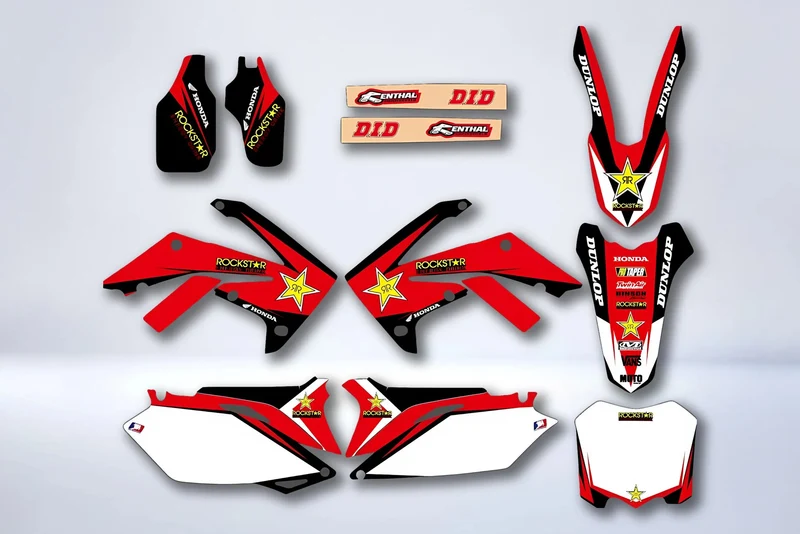 Kit déco HONDA CRF 250-450 2009-2012 - ROCKSTAR
