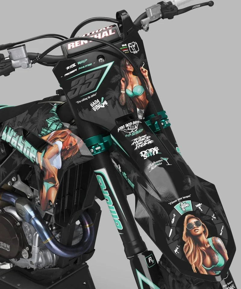 Kit déco KTM adaptable à tous les modèles - LOS SANTOS