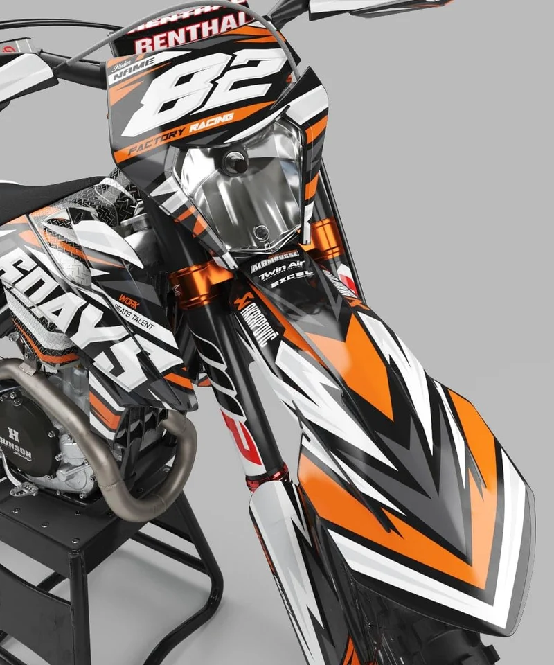 Kit déco KTM adaptable à tous les modèles - BORDEAUX