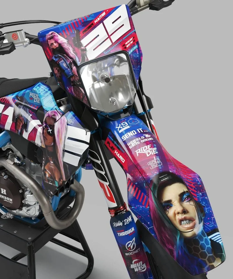 Kit déco KTM adaptable à tous les modèles - NIGHT