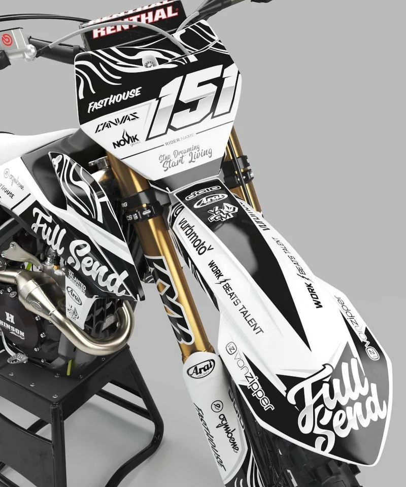 Kit déco KTM adaptable à tous les modèles - ZEBRA