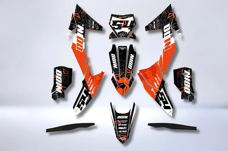 Kit déco KTM adaptable à tous les modèles - ODIN