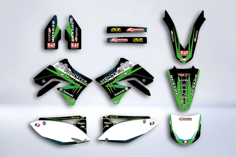 Kit Déco KAWASAKI KXF 250 2009-2012 - MONSTER #6