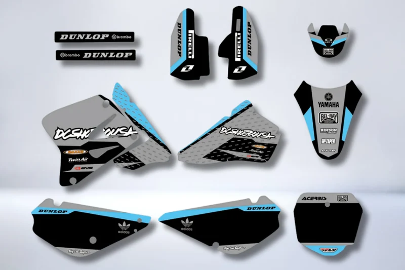 Kit Déco SUZUKI RM 85 2001-2026 - GREY BLUE