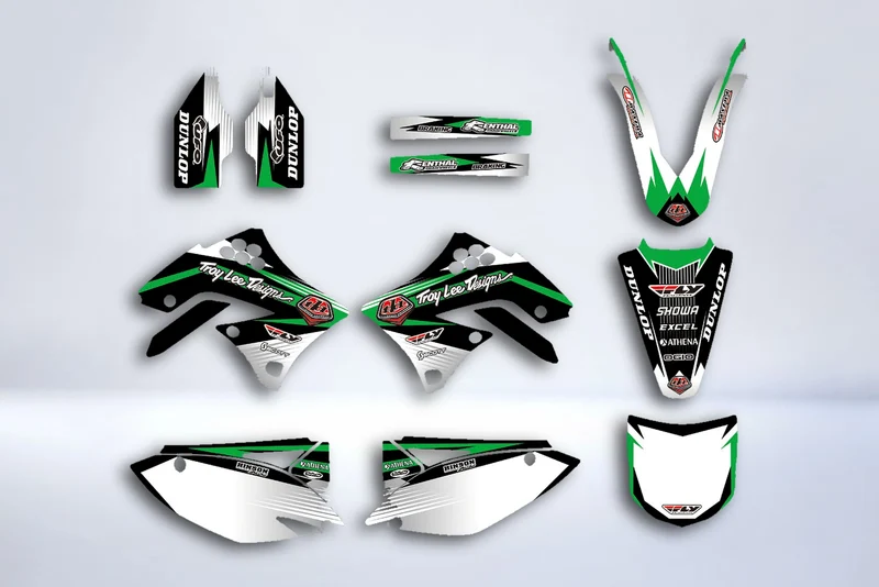 Kit Déco KAWASAKI KXF 250 2009-2012 - TROY LEE