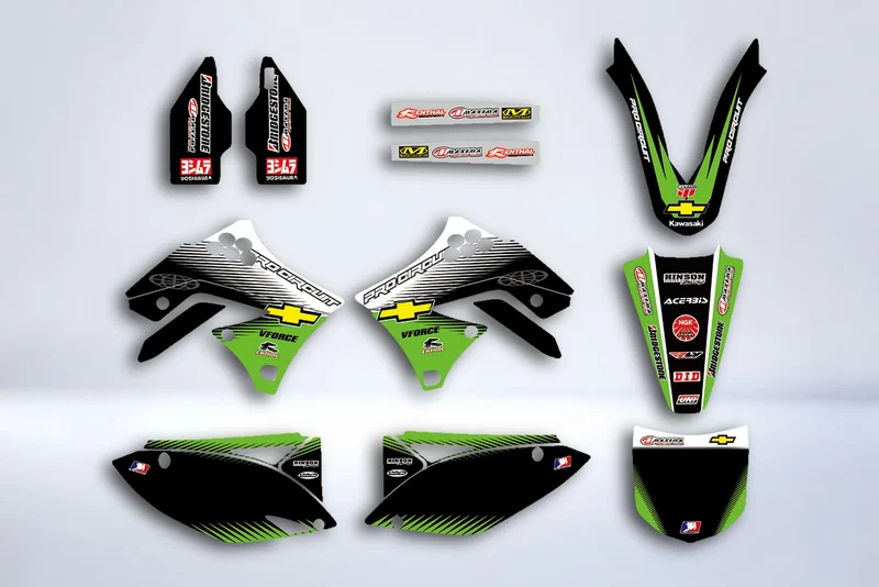 Kit Déco KAWASAKI KXF 250 2009-2012 - PRO CIRCUIT