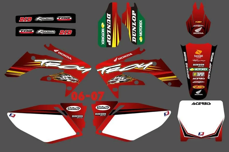 Kit déco HONDA CRF 250 2004-2009 - TROY