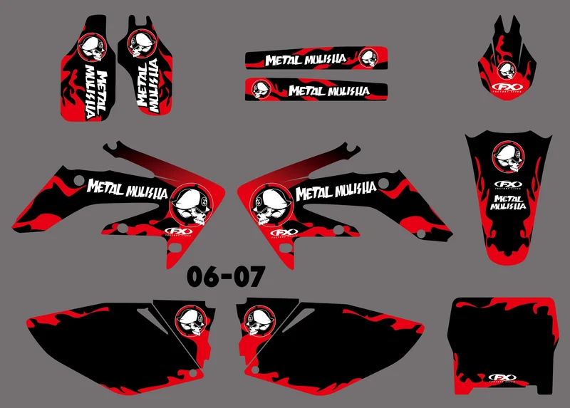 Kit déco HONDA CRF 250 2004-2009 - METAL MULISHA