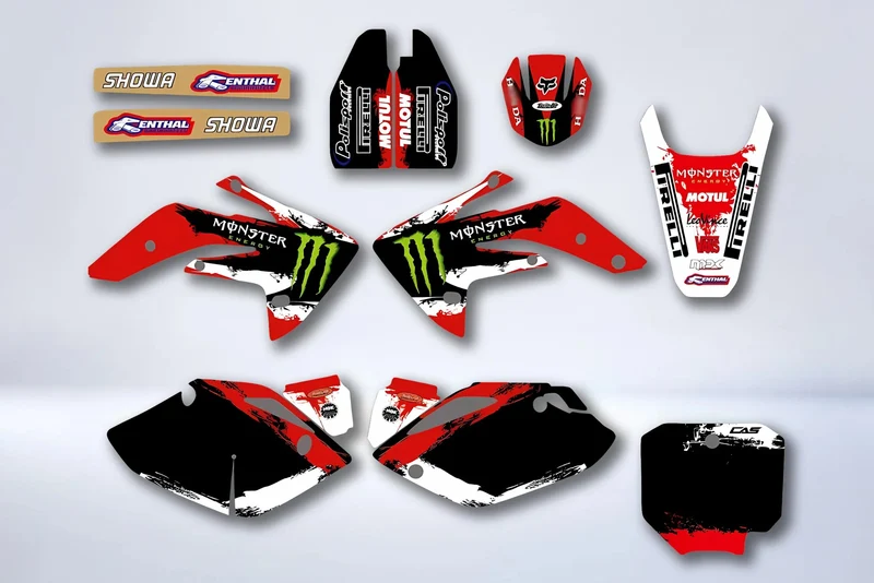 Kit Déco HONDA CRF 150 2007-2018 RED MONSTER