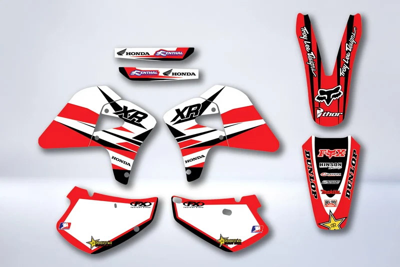 Kit déco HONDA XR 650 2000-2009 - WHITE