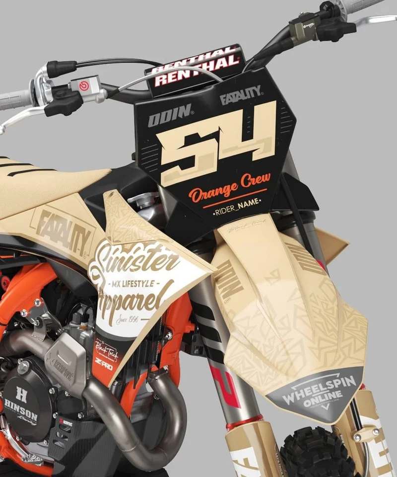 Kit déco KTM adaptable à tous les modèles - SAHARA