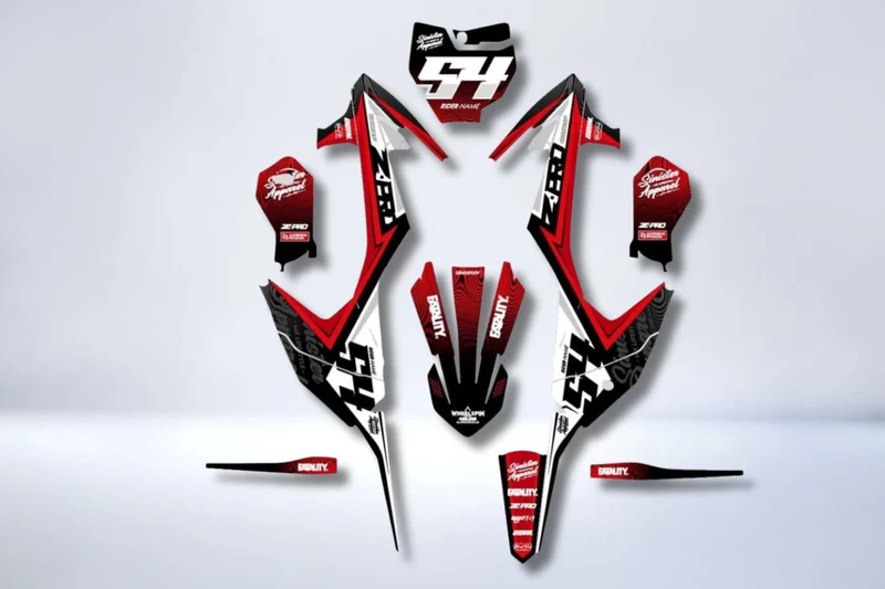 Kit déco KTM adaptable à tous les modèles - REDDY