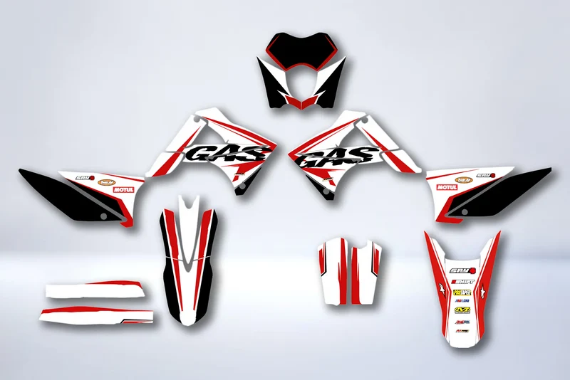 Kit déco GasGas EC EC-F 2010-2011 WHITE