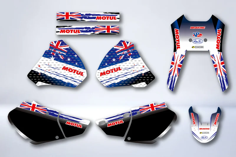 Kit déco HONDA XR 250-400 1996-2004 UK