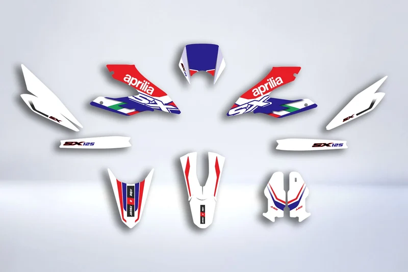 Kit Déco DERBI Senda DRD 125 SM / APRILIA SX 125 2018-2024 - ORIGINE V2