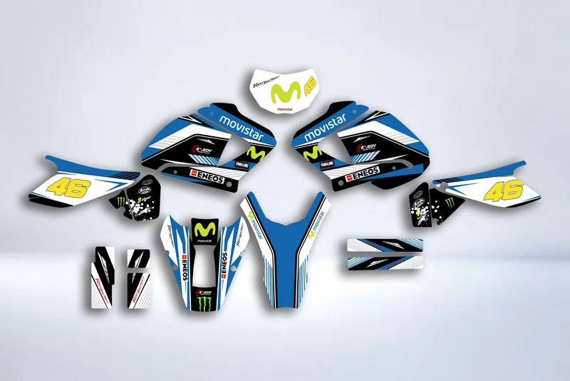 Kit Deco Yamaha DTR DTX 125 2004-2007 - MOVISTAR
