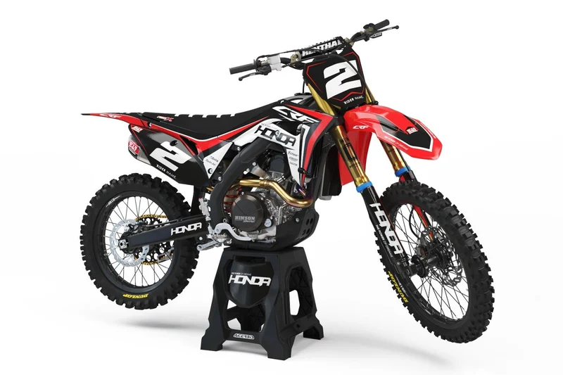 Kit déco HONDA CRF 450 2017-2020 CRF 250 2018-2021 - RED