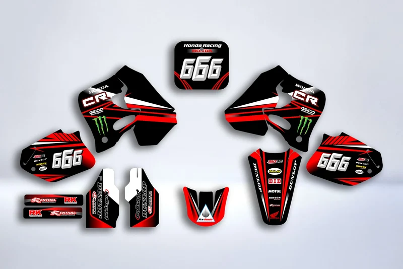 Kit Déco HONDA CR 125-250 1992-1994 - MONSTER