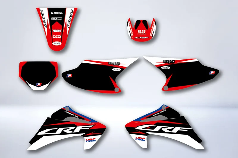 Kit Déco HONDA CRF 150-230 TRAIL 2003-2007 - RED BLUE