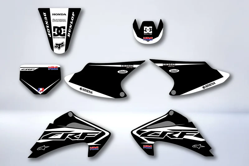 Kit Déco HONDA CRF 150-230 TRAIL 2003-2007 - B&W