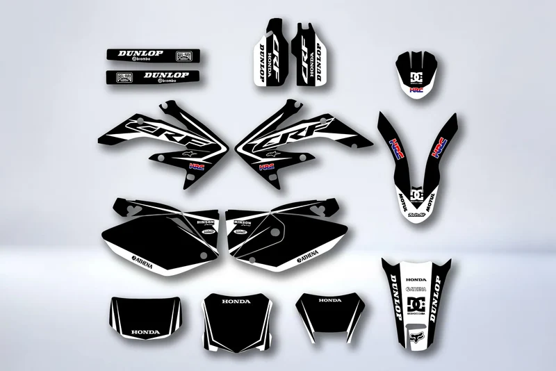 Kit déco HONDA CRF250X 2004-2016 - B&W