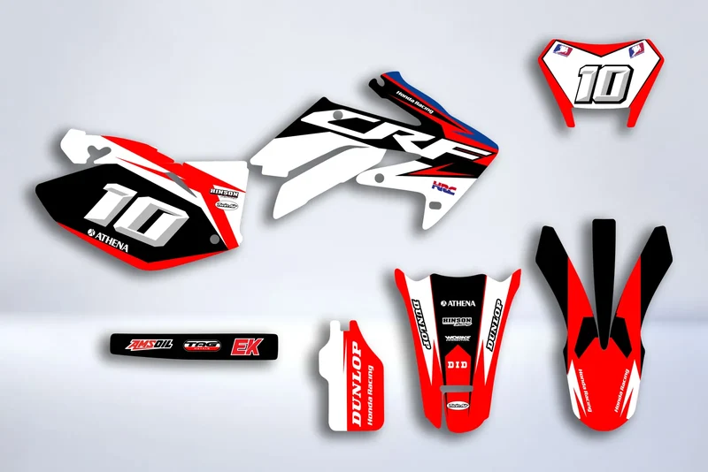 Kit déco HONDA CRF250X 2004-2016 - BLUE RED