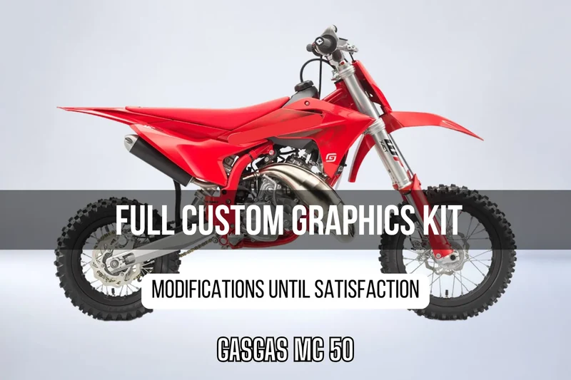 Kit Déco GASGAS MC 50 100% personnalisé