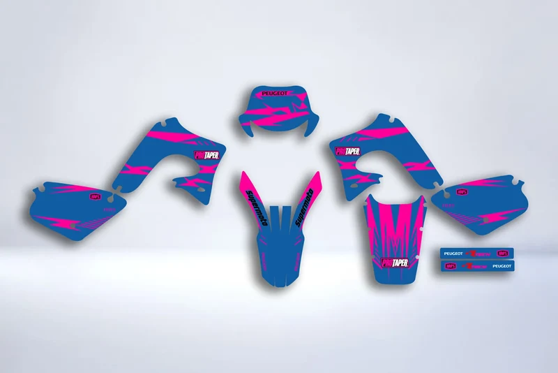 Kit Déco PEUGEOT XPS 2006-2012 - BLUE PINK