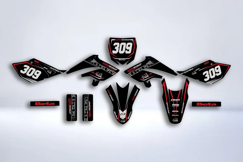 Kit Déco BETA 50 RR 2006-2010 - RED
