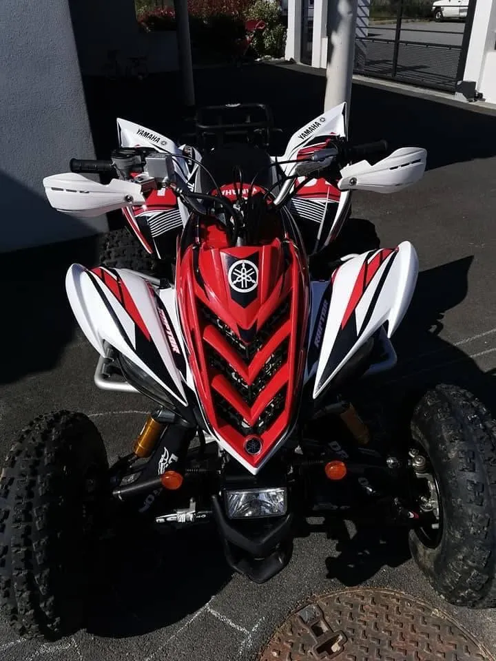 Kit déco Yamaha YFM 700 RAPTOR 2006-2012 - RED