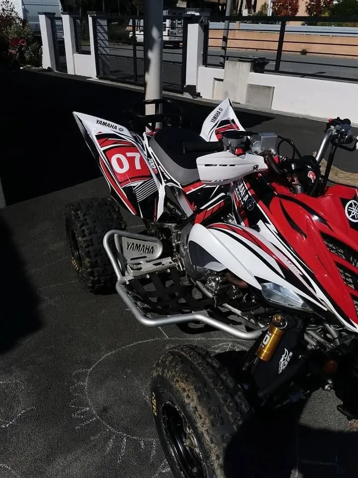 Kit déco Yamaha YFM 700 RAPTOR 2006-2012 - RED
