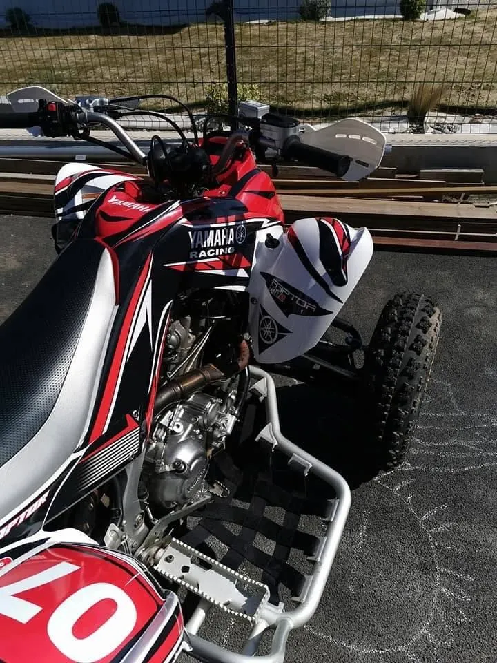 Kit déco Yamaha YFM 700 RAPTOR 2006-2012 - RED