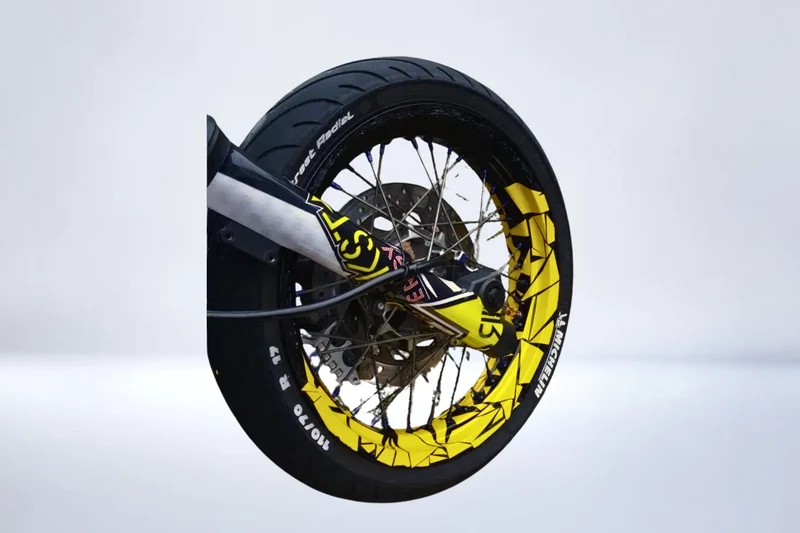 Stickers Triangle Demi-Jantes (pour les 2 jantes)