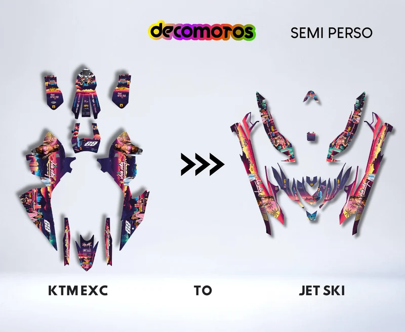 Kit déco SHERCO SE SEF 2017-2024 semi-personnalisé