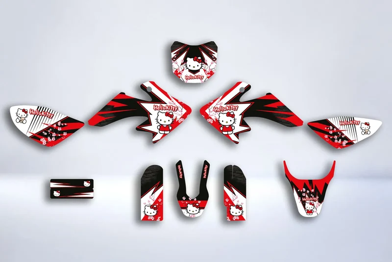 Kit Déco HONDA CRF 50 2004-2025 - HELLO KITTY
